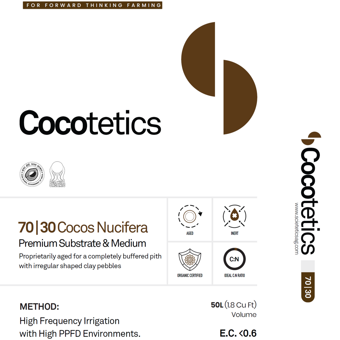 70/30 Cocos Nucifera Premium Substrate